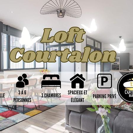 Loft Courtalon - Haut Standing - Patio - Parking Prives Leilighet Troyes Eksteriør bilde