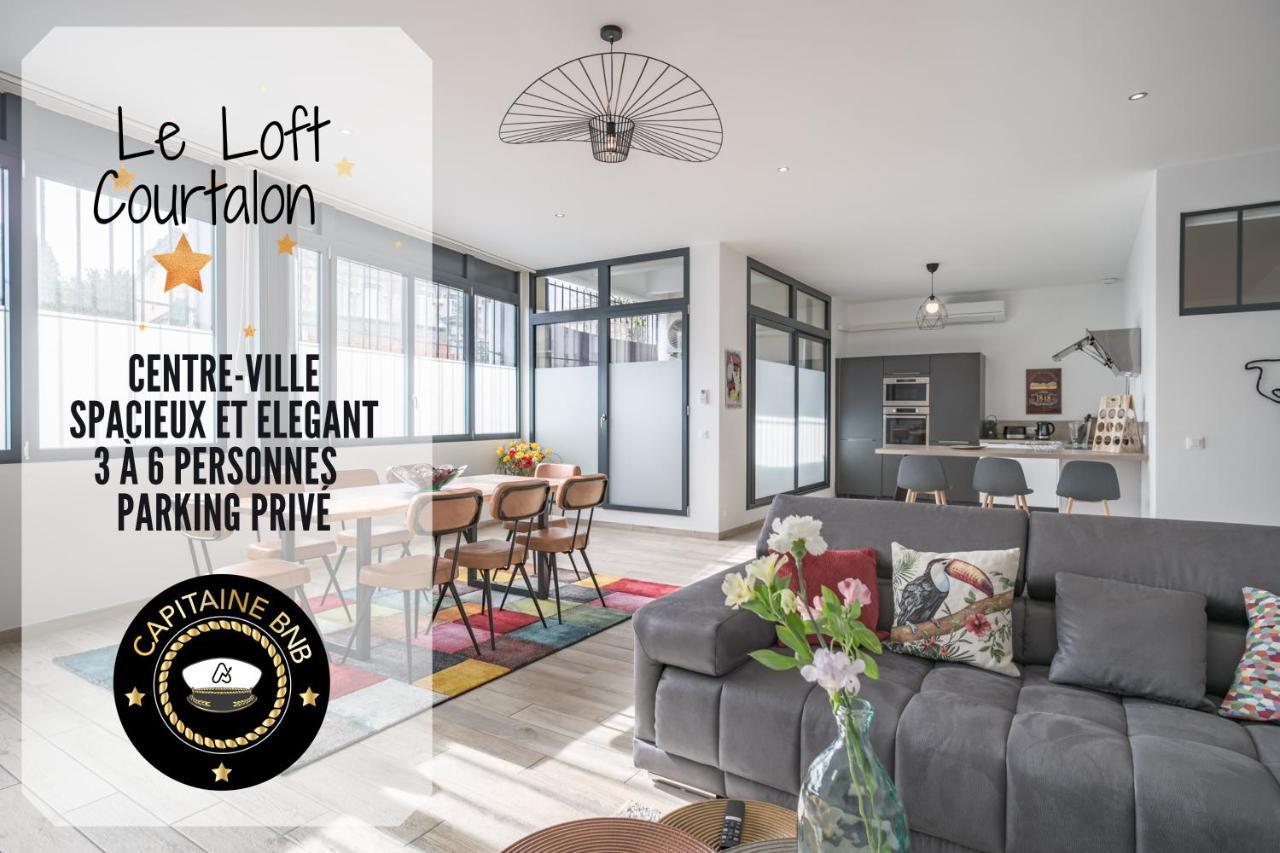 Loft Courtalon - Haut Standing - Patio - Parking Prives Leilighet Troyes Eksteriør bilde