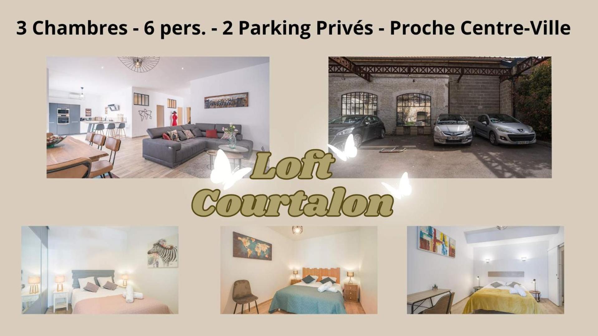 Loft Courtalon - Haut Standing - Patio - Parking Prives Leilighet Troyes Eksteriør bilde