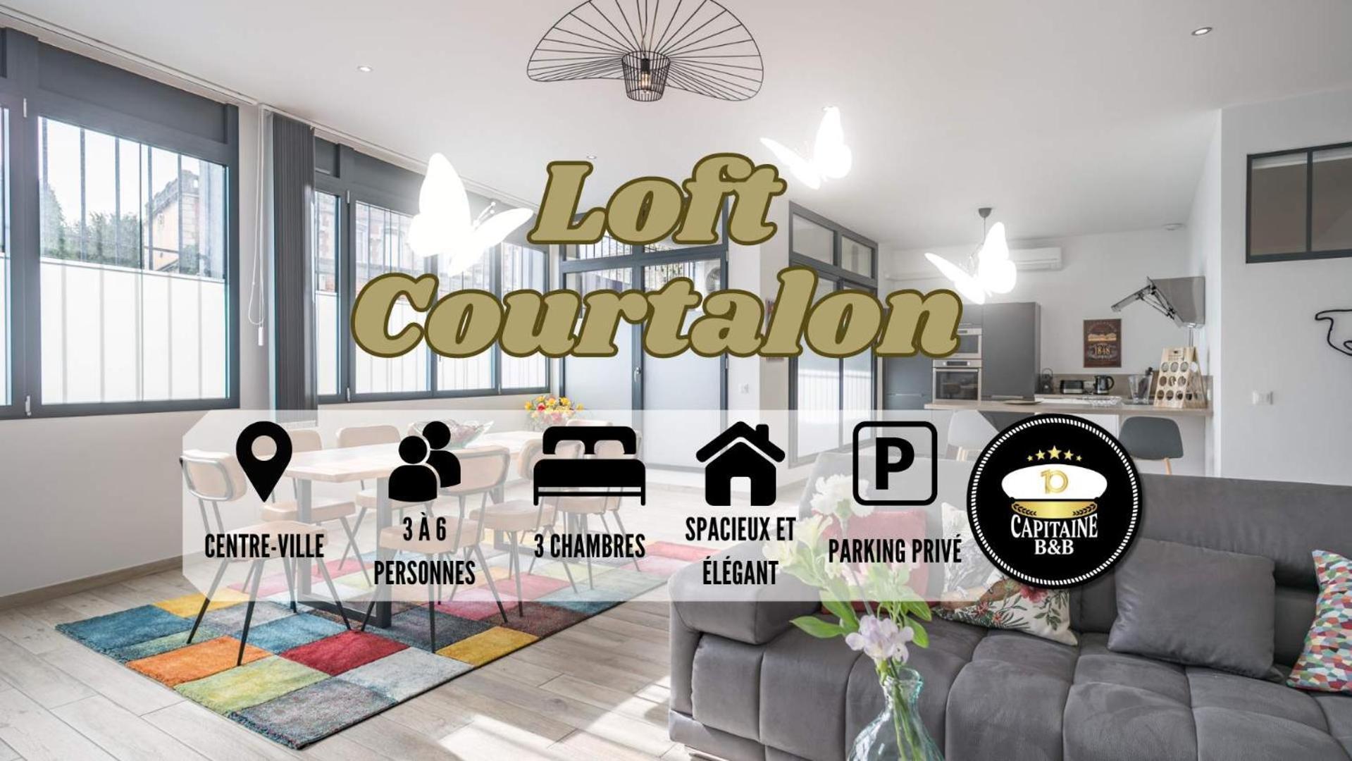 Loft Courtalon - Haut Standing - Patio - Parking Prives Leilighet Troyes Eksteriør bilde
